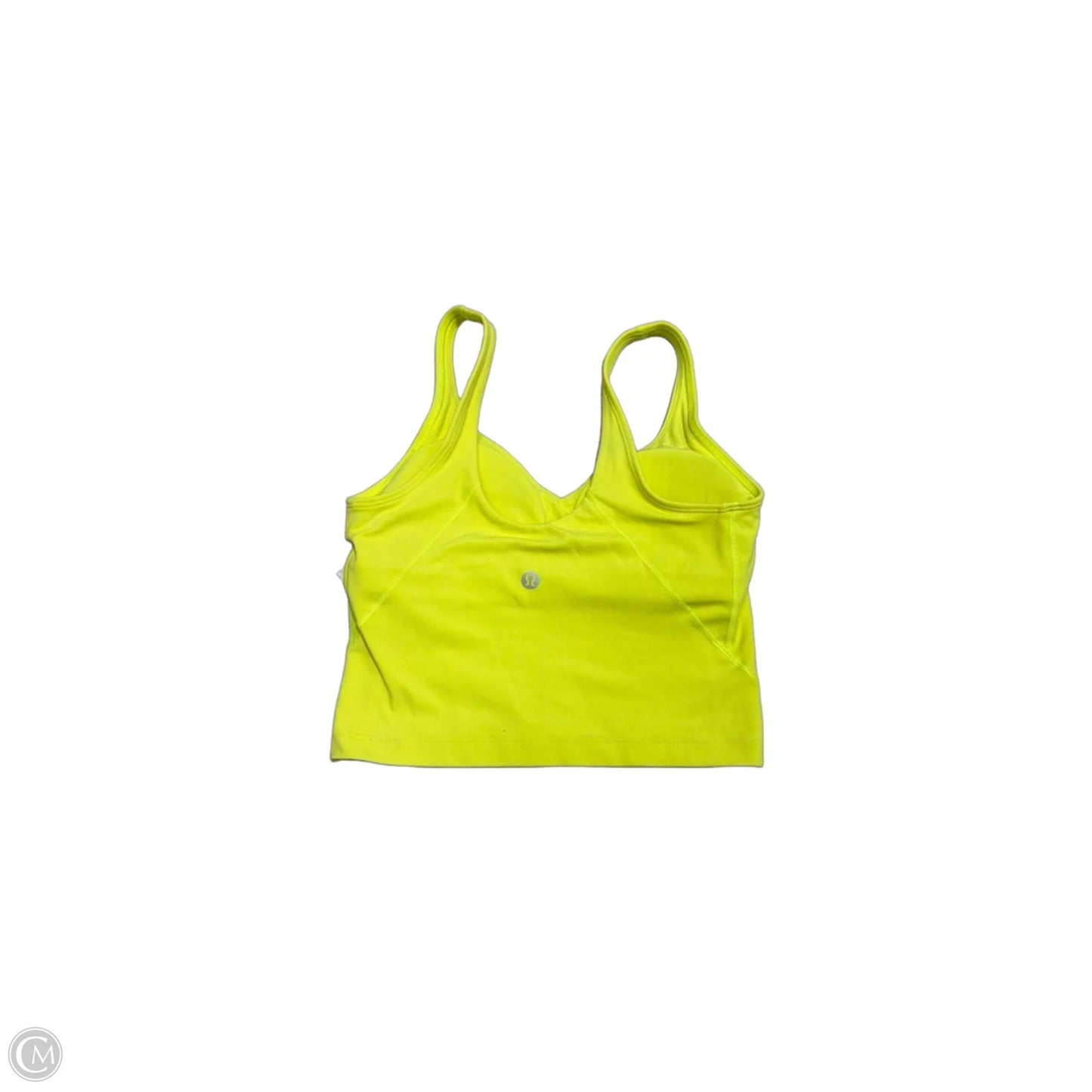 Athletic Tank Top By Lululemon In Yellow, Size: Xs