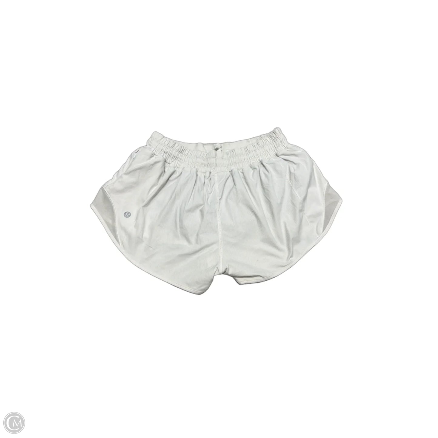 Athletic Shorts By Lululemon In White, Size: S
