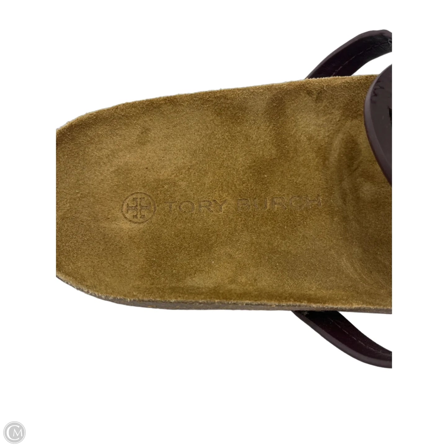 Tory Burch Miller Cloud Designer Sandals In Maroon, Size: 10.5