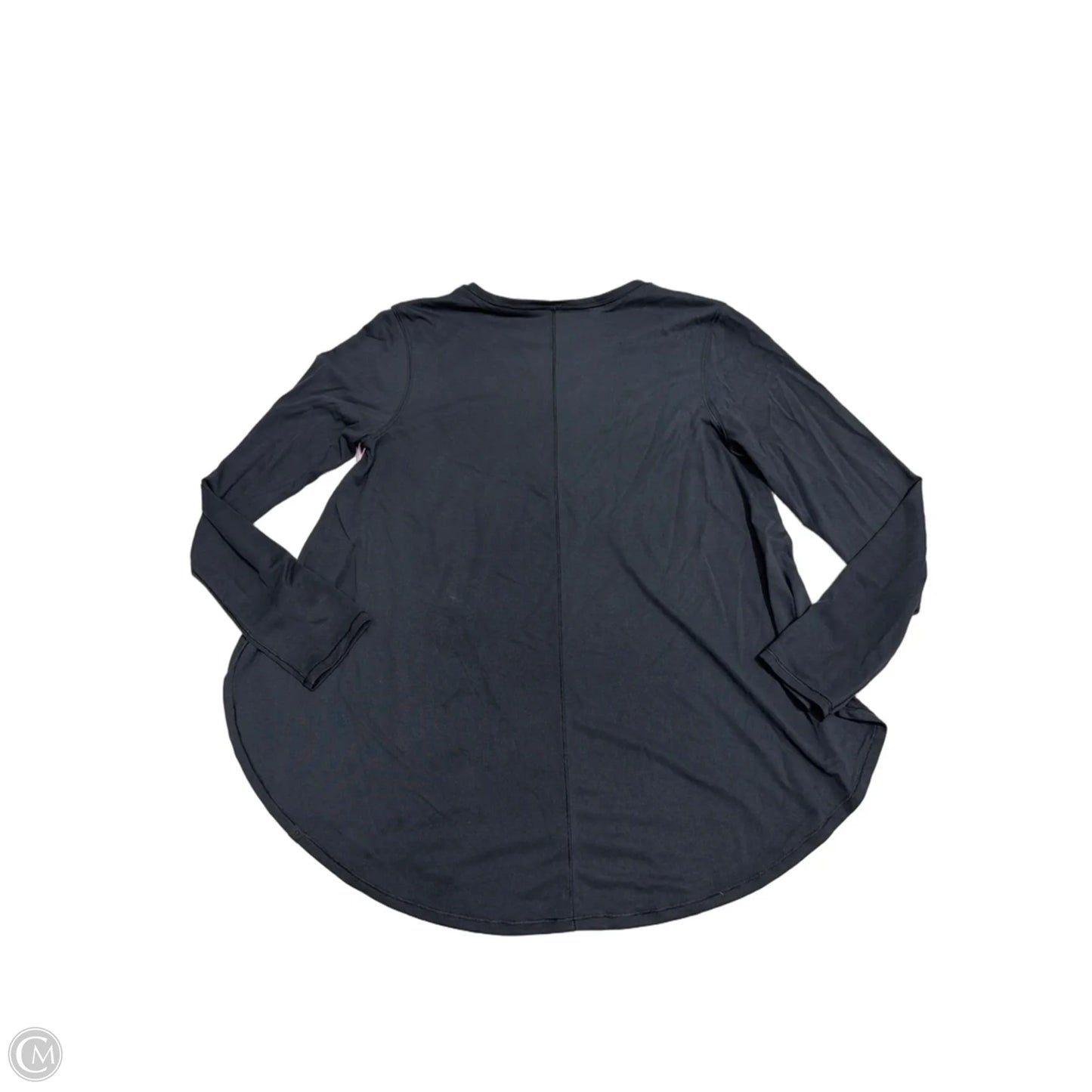 Athletic Top Long Sleeve Crewneck By Lululemon In Black, Size: S