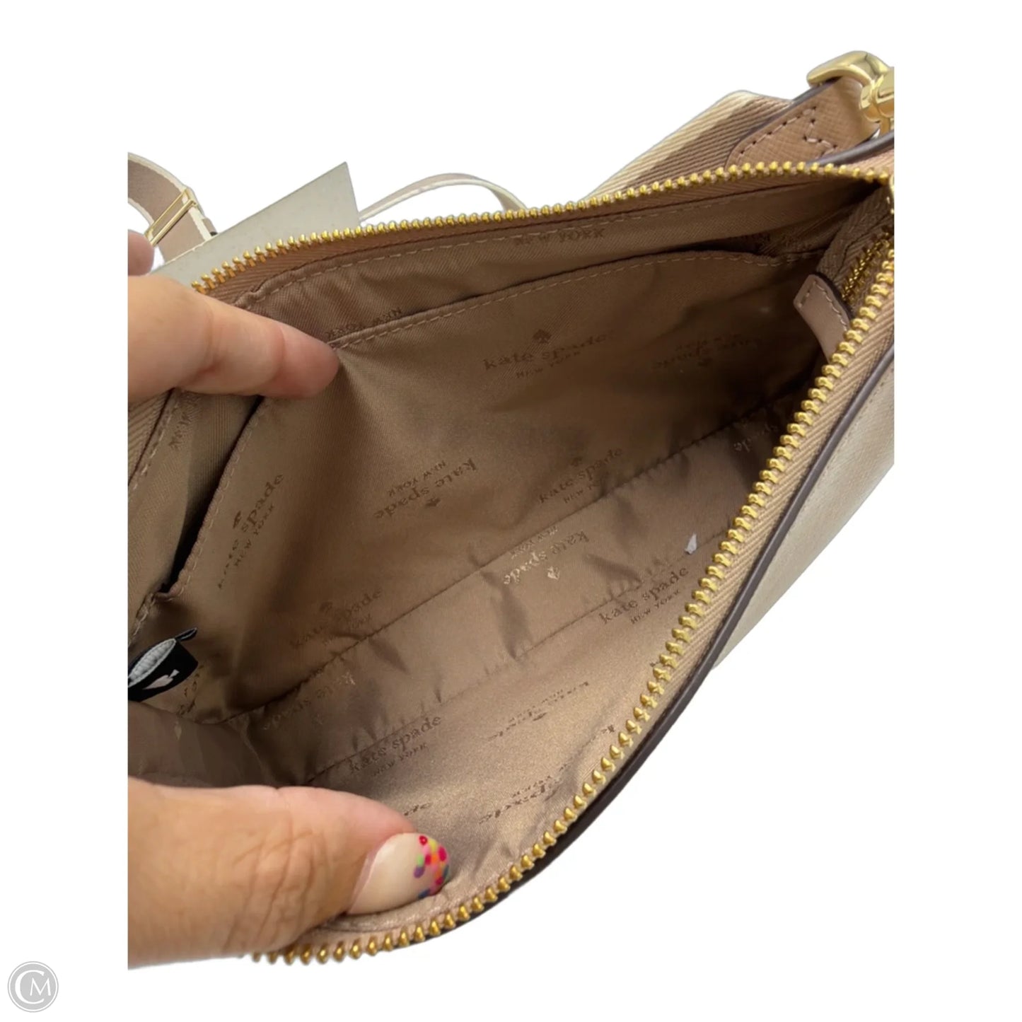 Kate Spade Duet Saffiano Leather Designer Crossbody Handbag