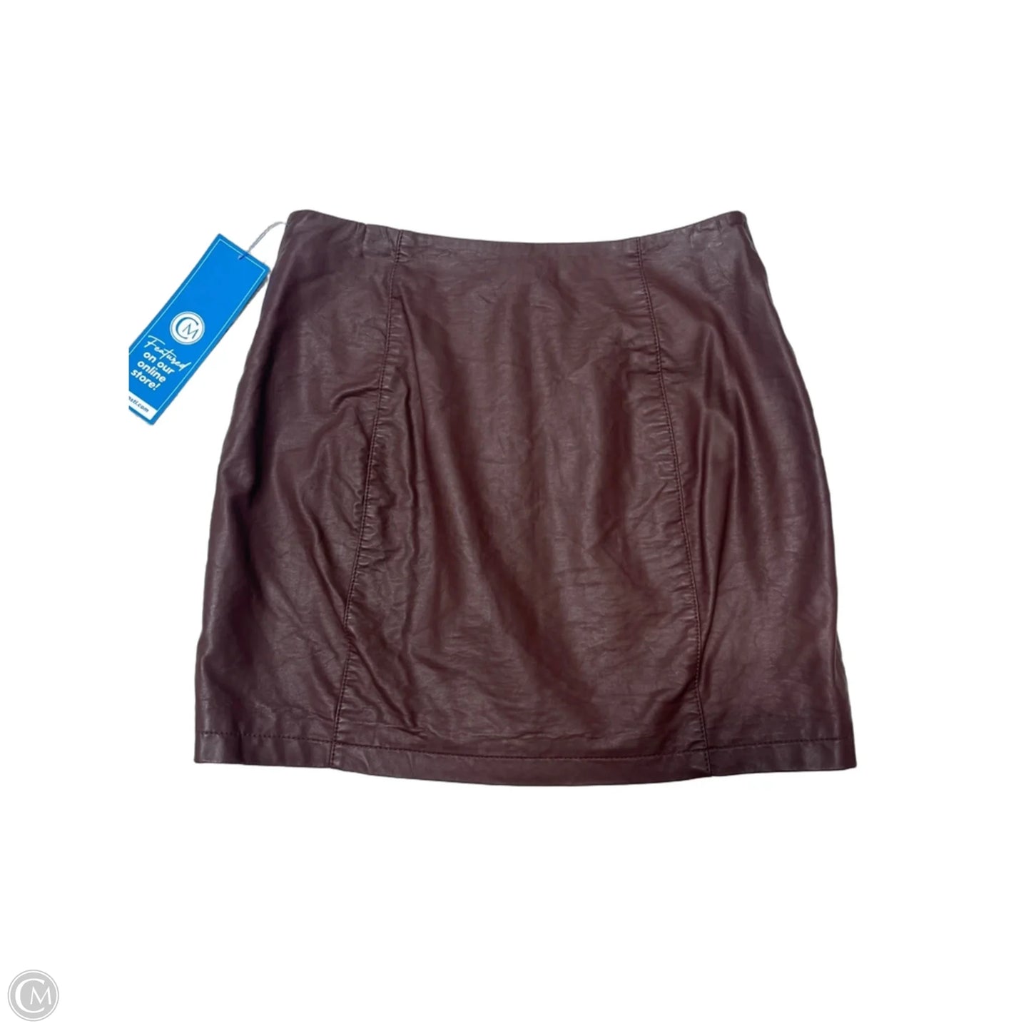 Skirt Mini & Short By Free People In Maroon, Size: M