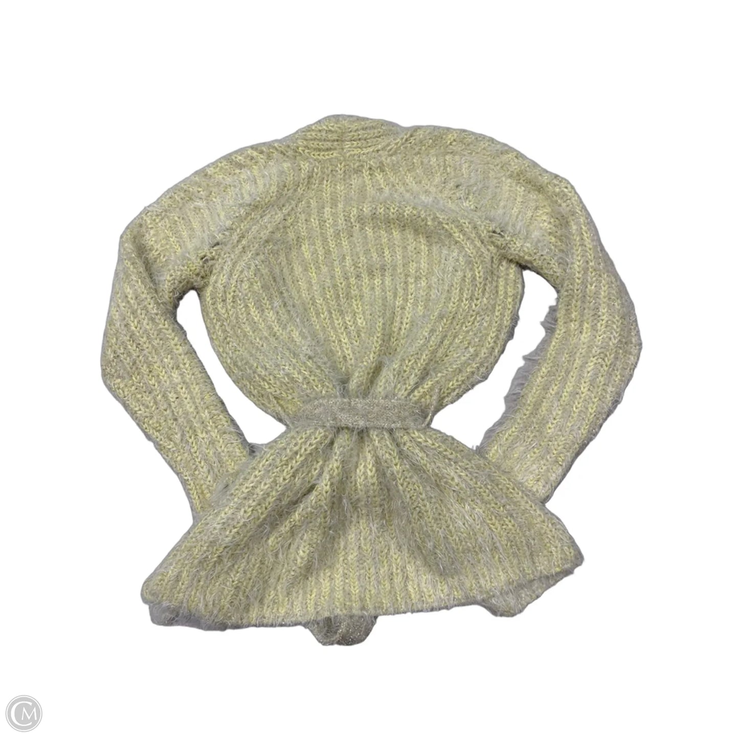 Sweater Cardigan By Anthropologie In Yellow, Size: Xs