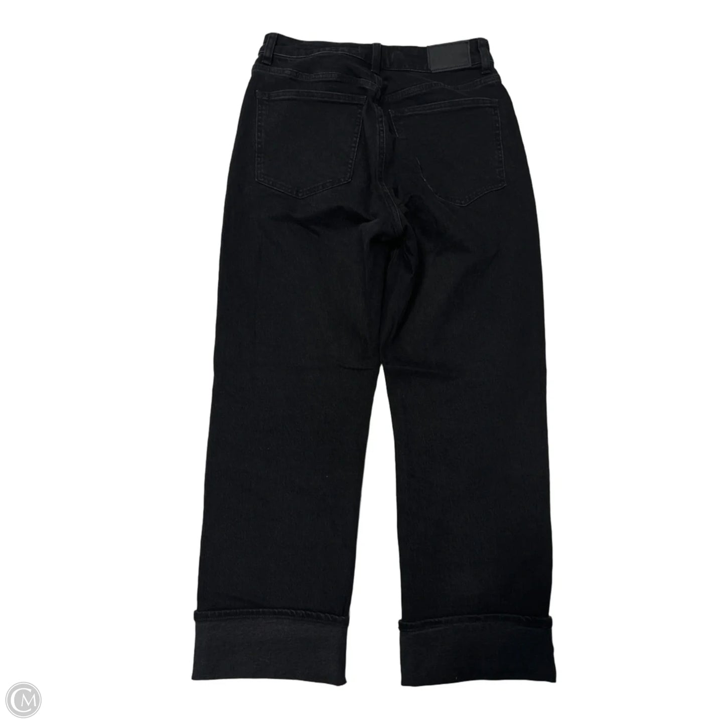 Jeans Straight By Madewell In Black, Size: 6