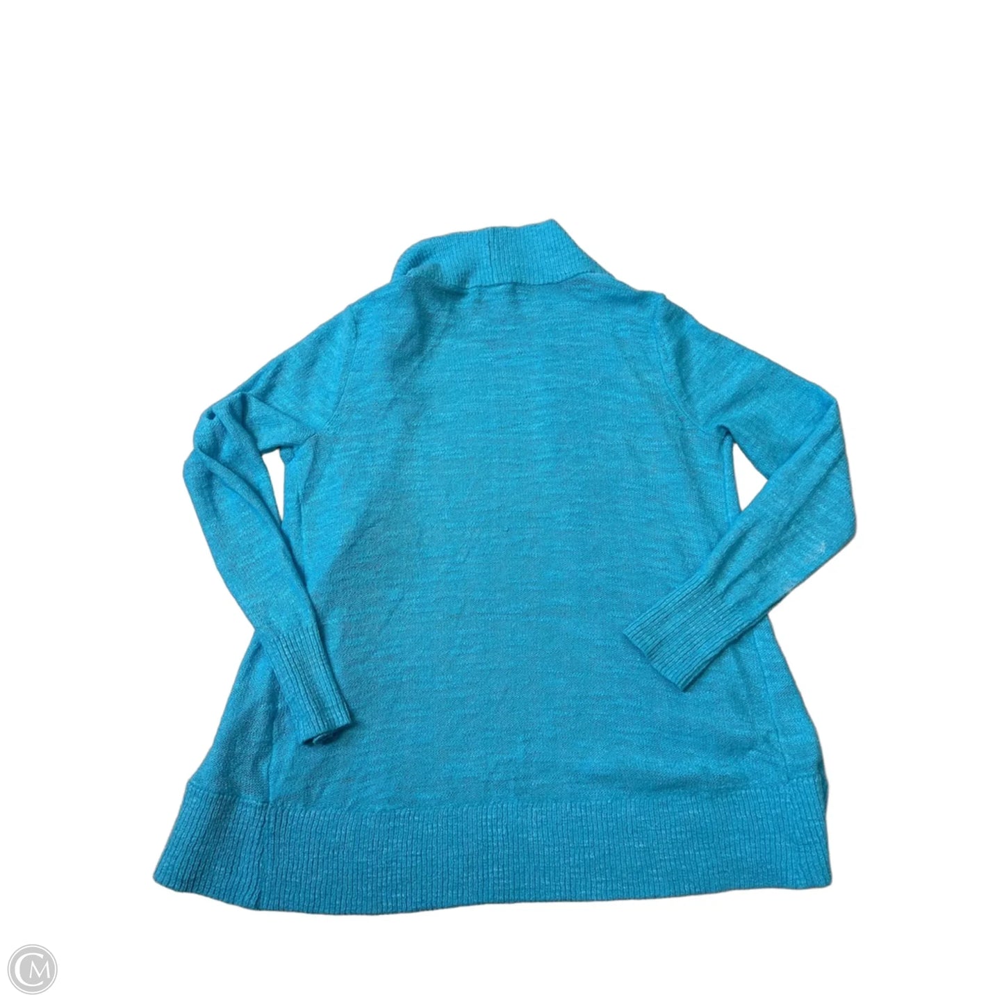 Sweater Cardigan Designer By Lilly Pulitzer In Blue, Size: M