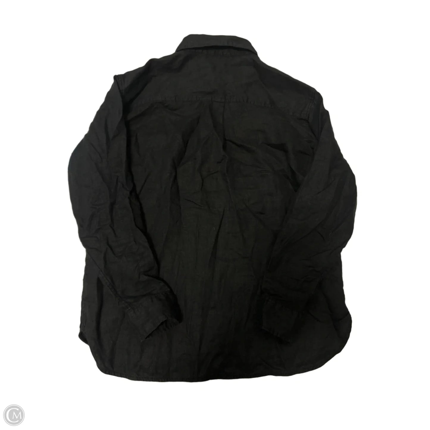 Blouse / Top Long Sleeve By Athleta In Black, Size: M