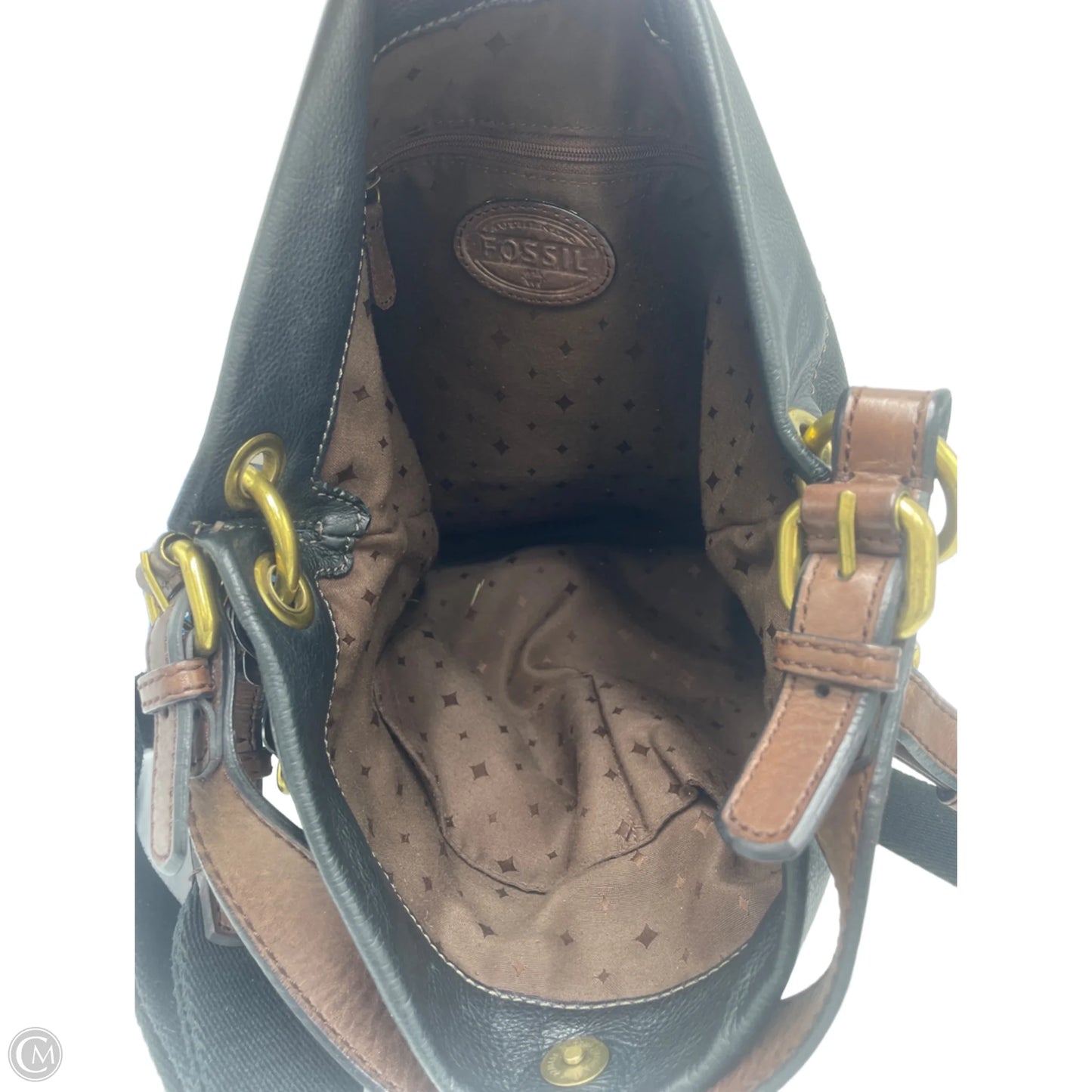Handbag Leather By Fossil