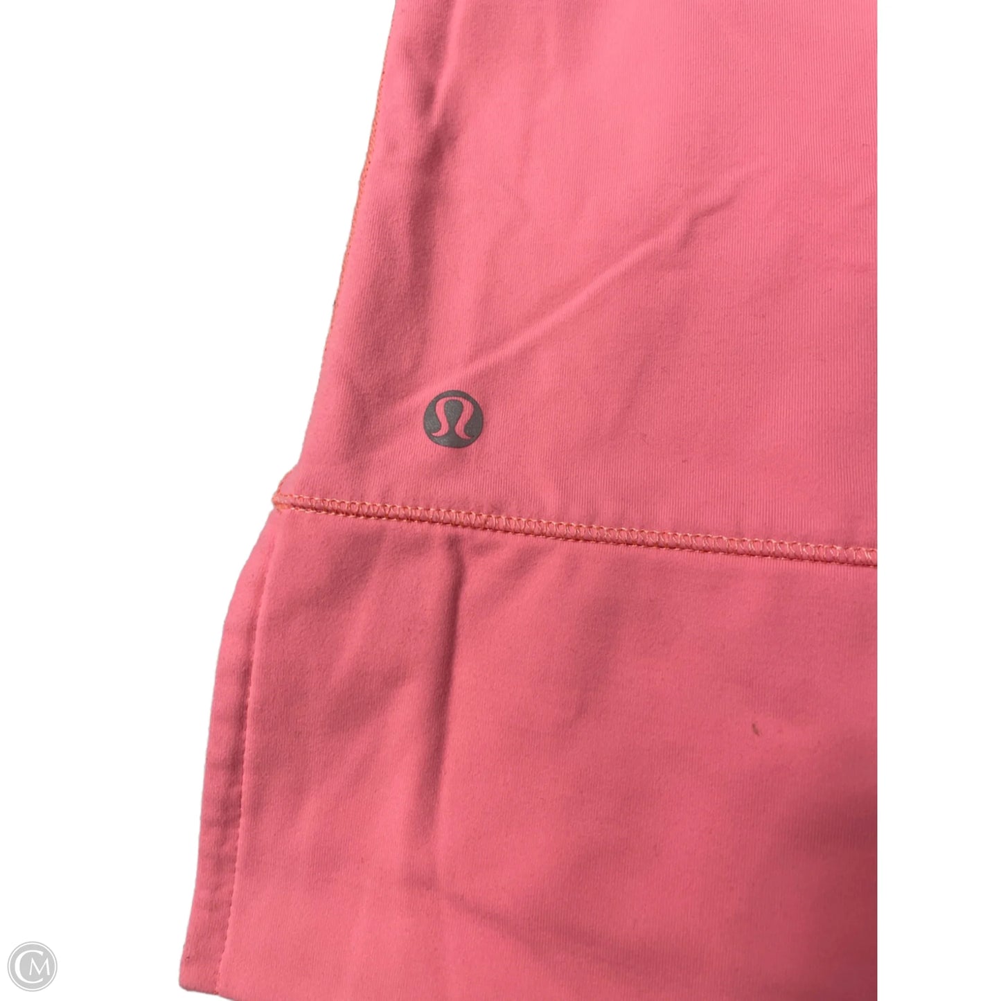 Athletic Top Long Sleeve Crewneck By Lululemon In Orange, Size: M