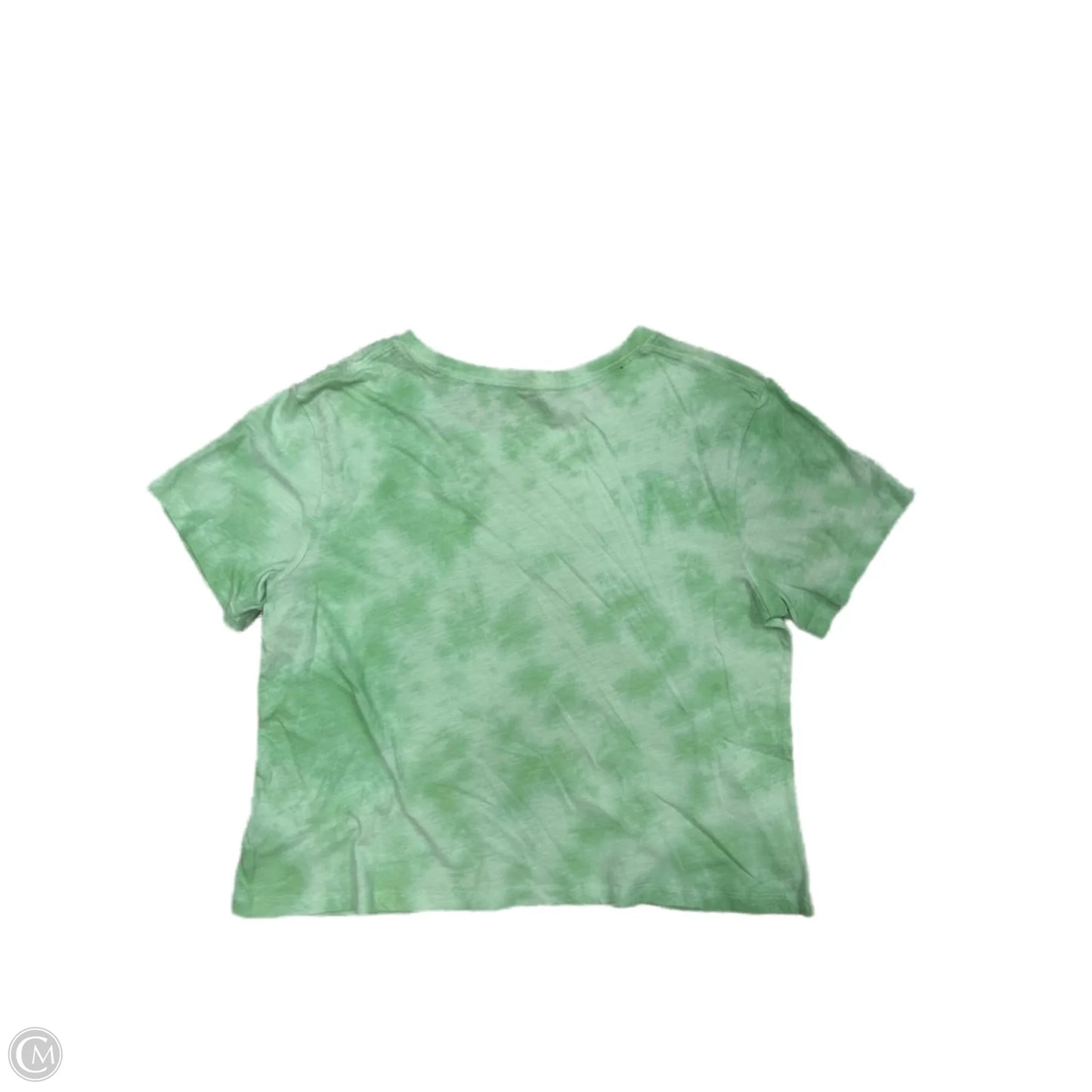 Athletic Top Short Sleeve By Athleta In Green, Size: L