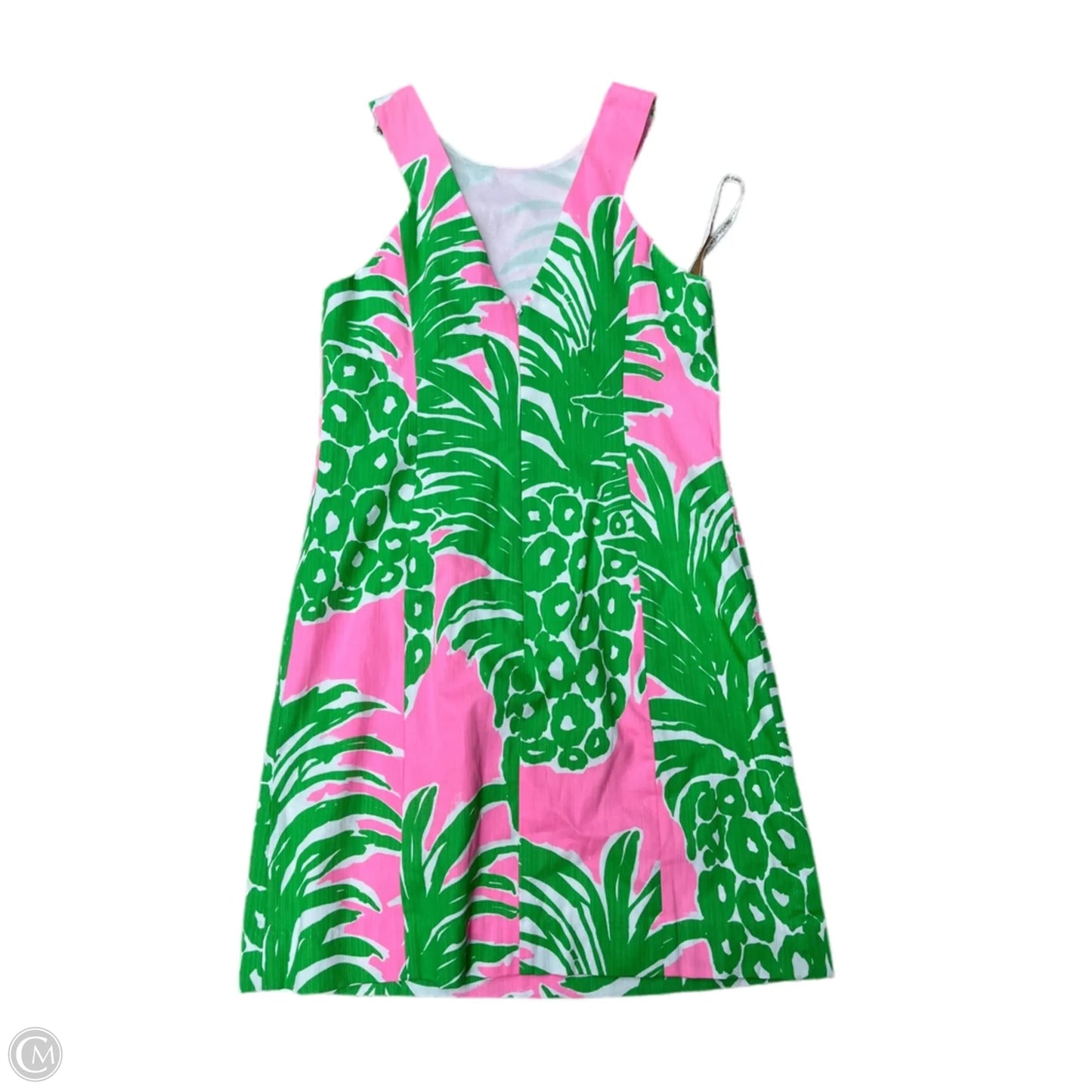 Dress Designer By Lilly Pulitzer In Green & Pink, Size: Xs