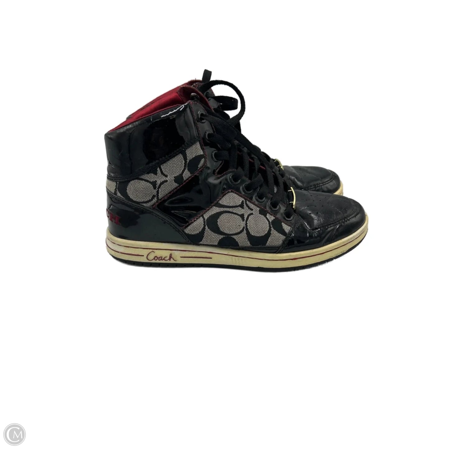 Shoes Designer By Coach In Black, Size: 7.5