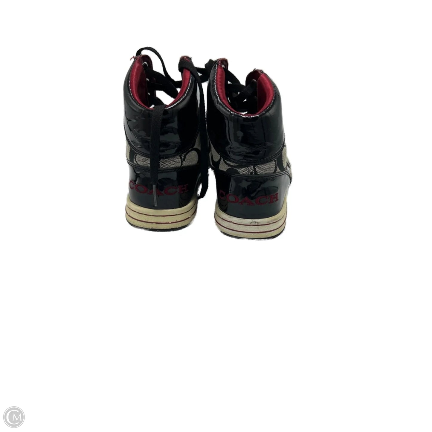 Shoes Designer By Coach In Black, Size: 7.5