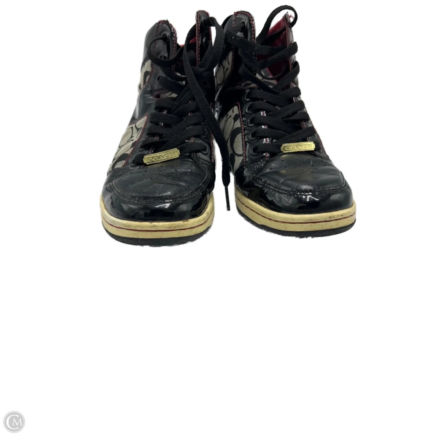 Shoes Designer By Coach In Black, Size: 7.5