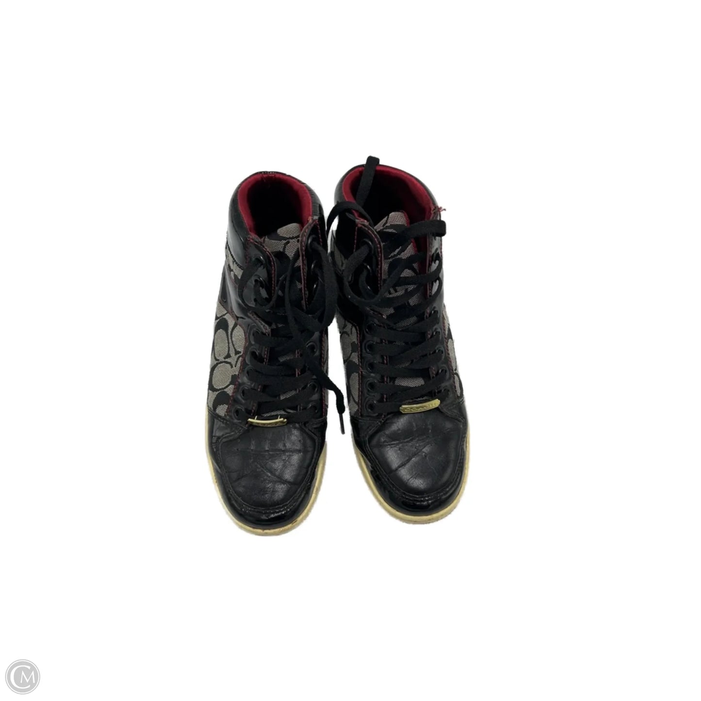 Shoes Designer By Coach In Black, Size: 7.5
