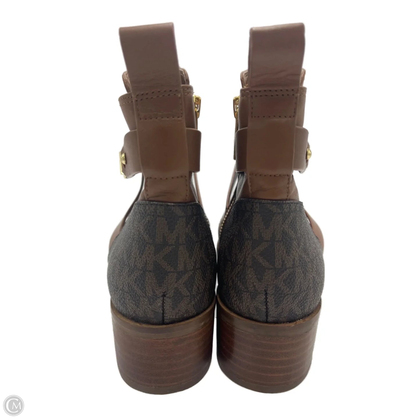 Boots Designer By Michael Kors In Brown, Size: 7.5