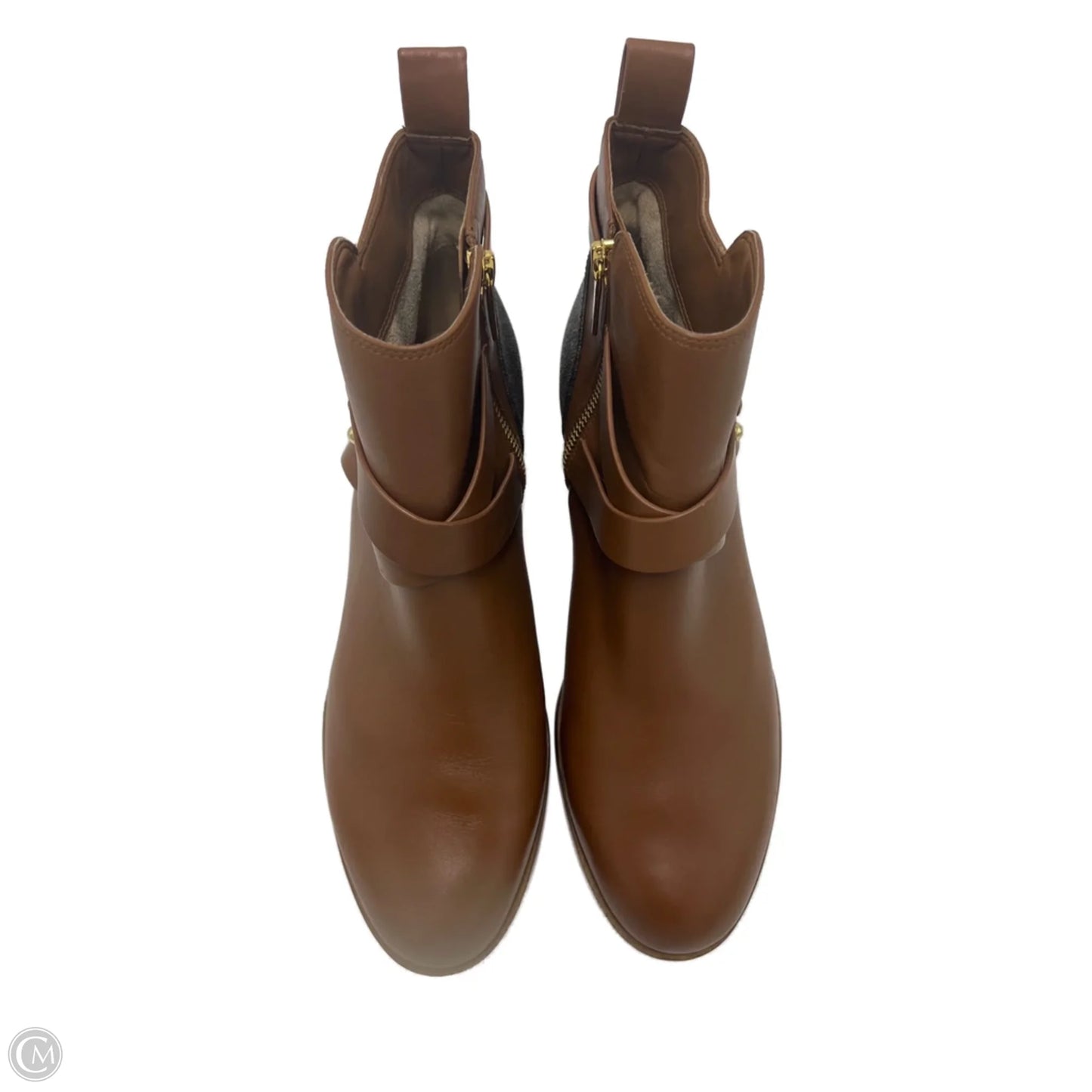 Boots Designer By Michael Kors In Brown, Size: 7.5