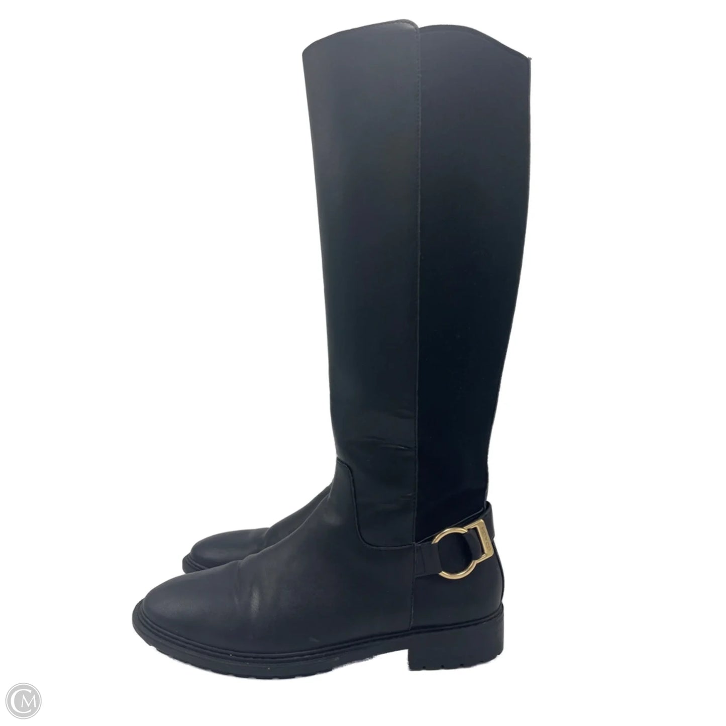 Boots Designer By Coach In Black, Size: 8