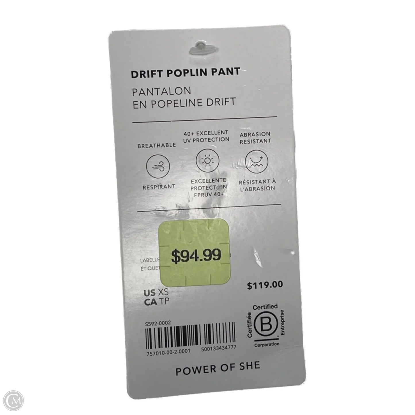 Athletic Pants By Athleta In White, Size: Xs