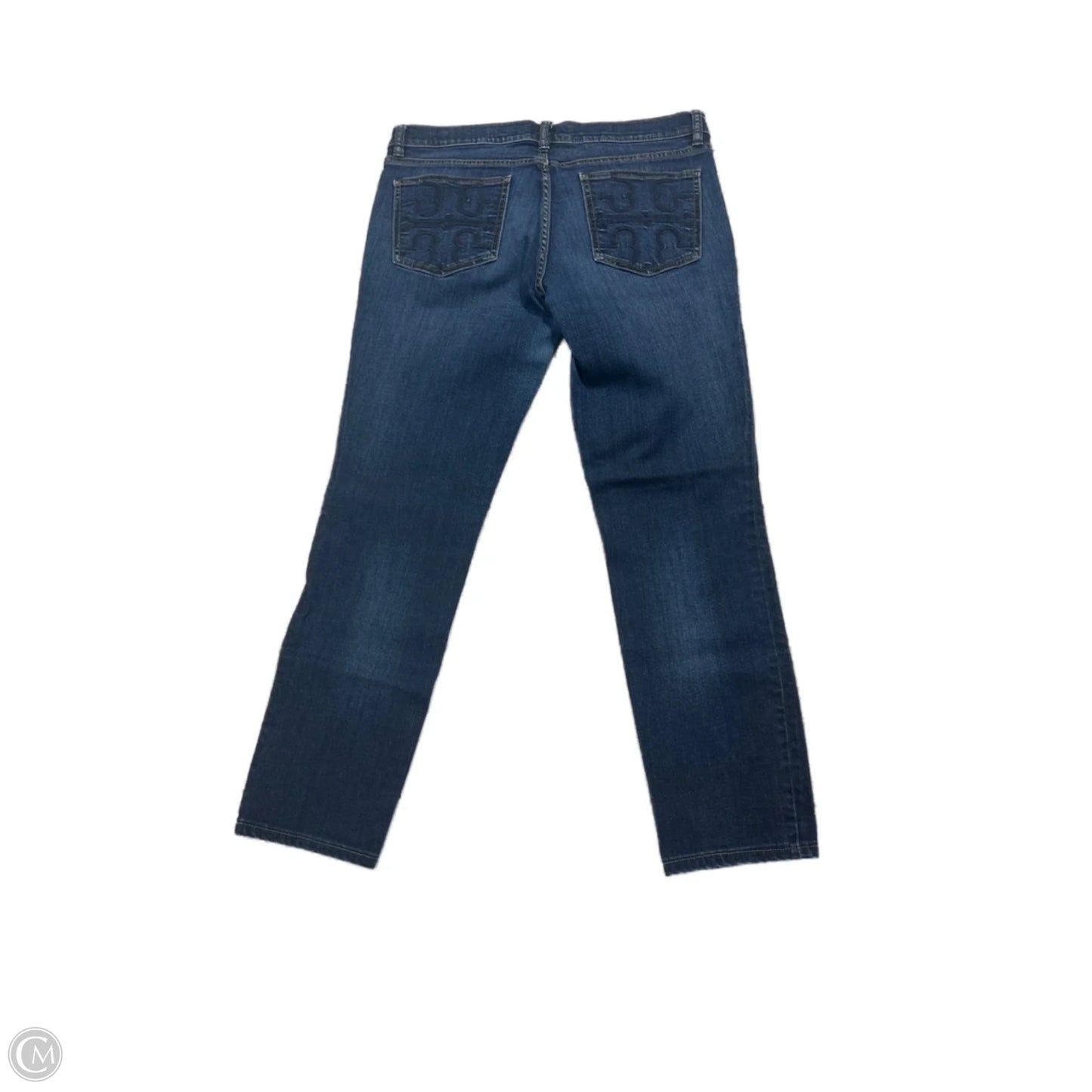 Jeans Designer By Tory Burch In Blue Denim, Size: 12
