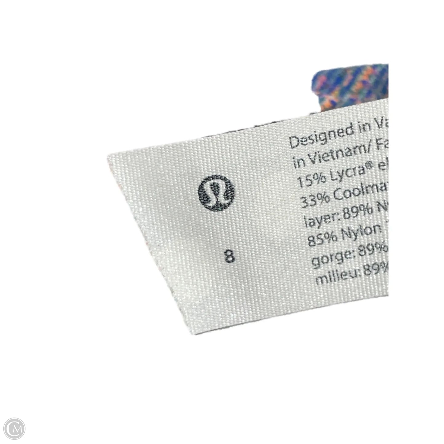 Athletic Bra By Lululemon In Multi-colored, Size: M