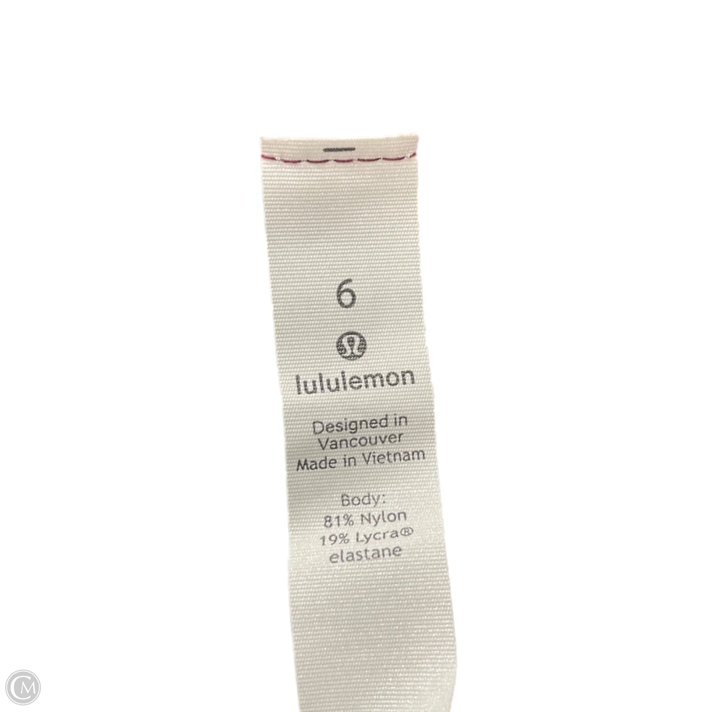 Athletic Leggings Capris By Lululemon In Maroon, Size: S