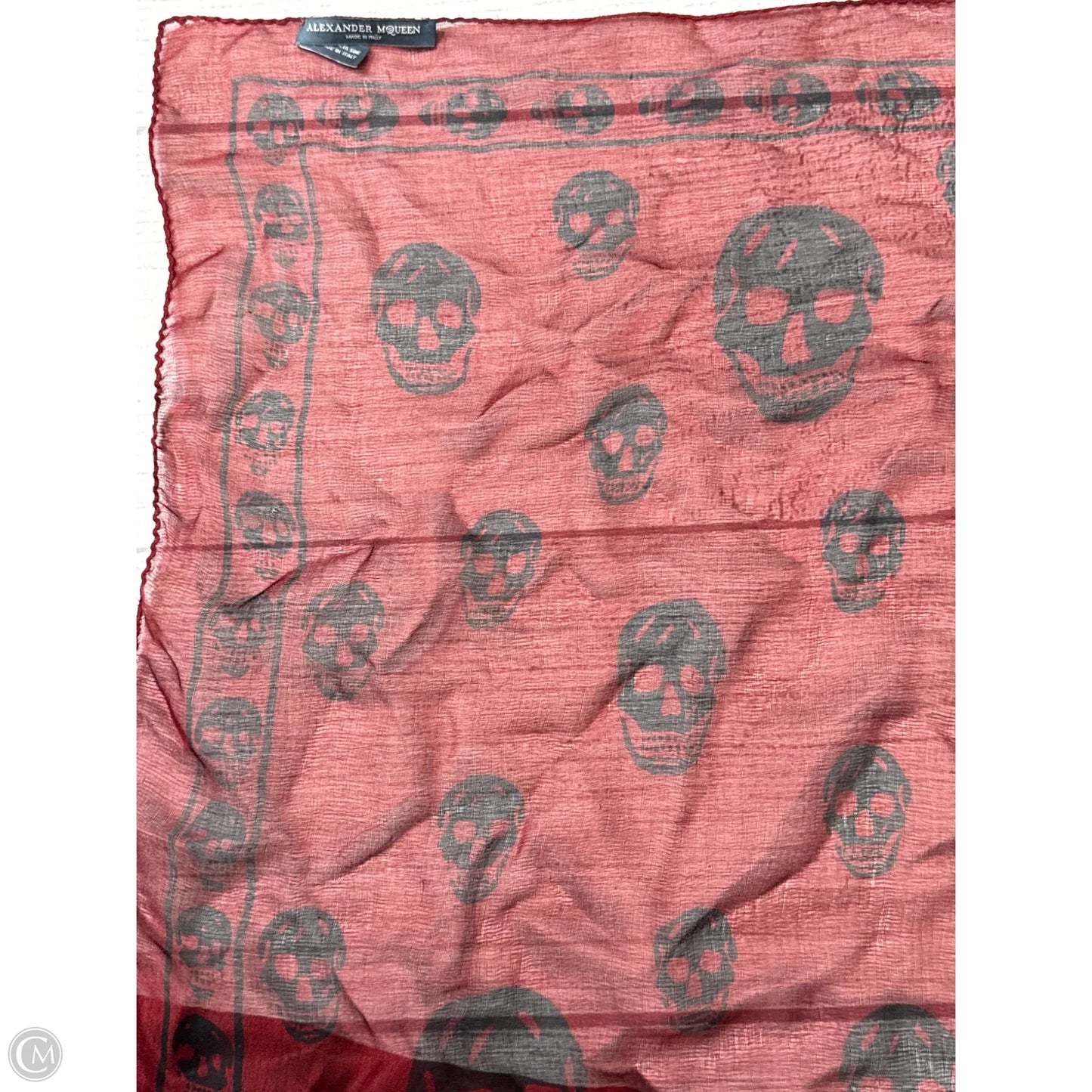 Alexander McQueen Skull Foulard Luxury Designer Scarf