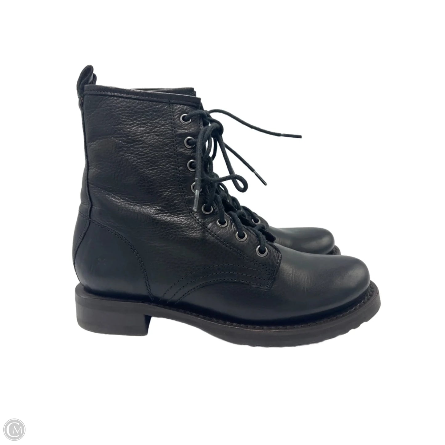 Like New! Boots Designer By Frye In Black, Size: 7