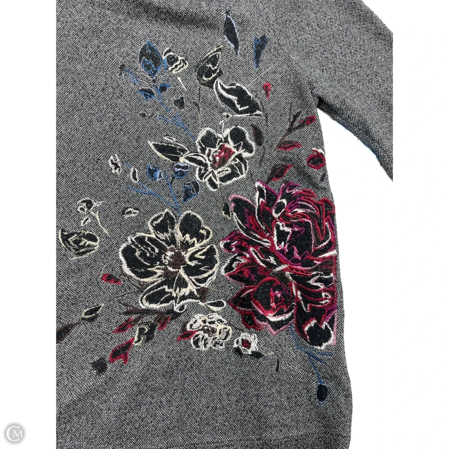Top Long Sleeve By White House Black Market In Grey, Size: S