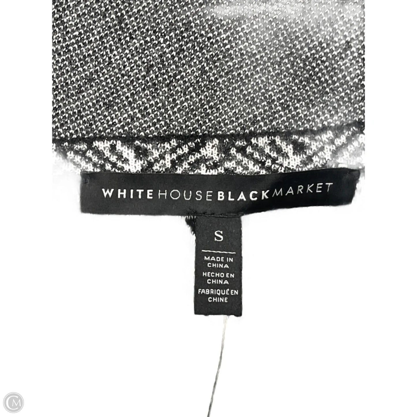 Top Long Sleeve By White House Black Market In Grey, Size: S