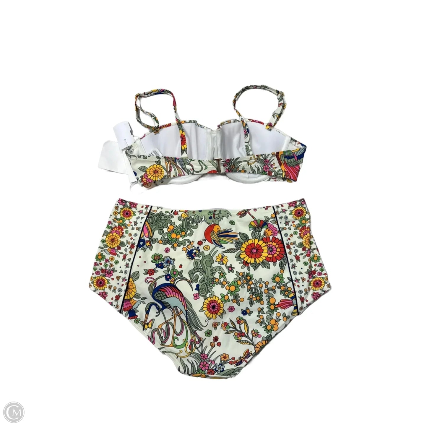 New! Swimsuit Designer By Tory Burch In Floral Print, Size: L