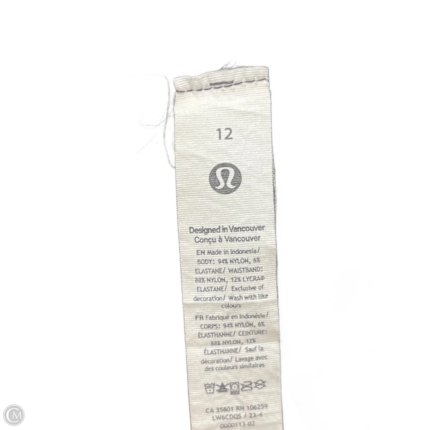 Athletic Pants By Lululemon In Black, Size: L