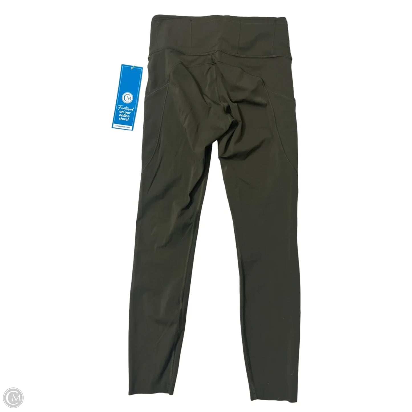 Athletic Leggings By Lululemon In Green, Size: S