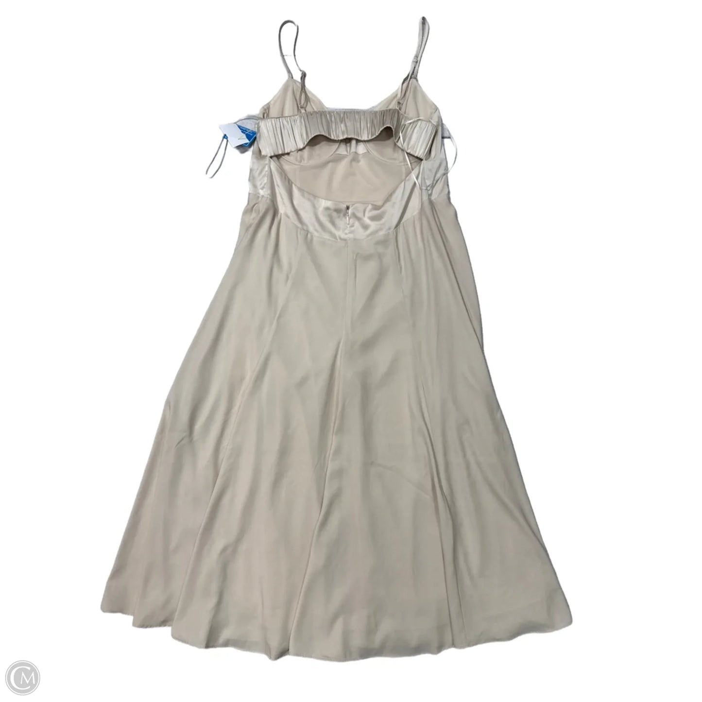 Dress Party Long By Express In Tan, Size: L