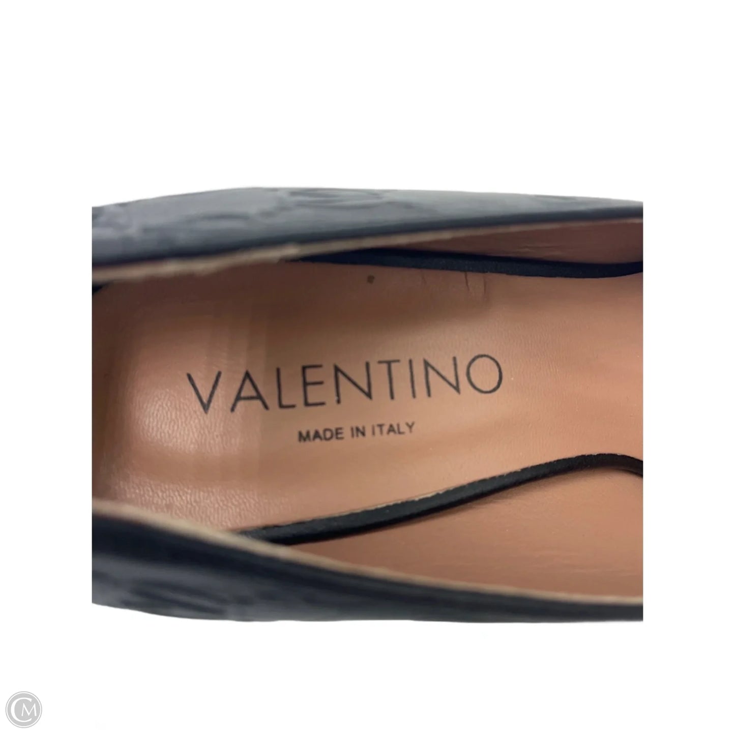 Shoes Designer By Valentino-Mario In Black, Size: 10