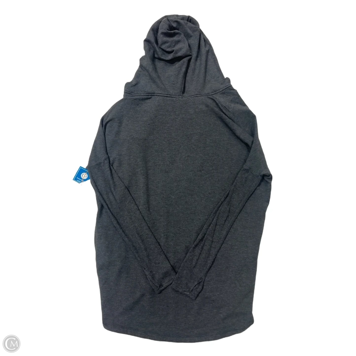Athletic Top Long Sleeve Hoodie By Athleta In Grey, Size: S