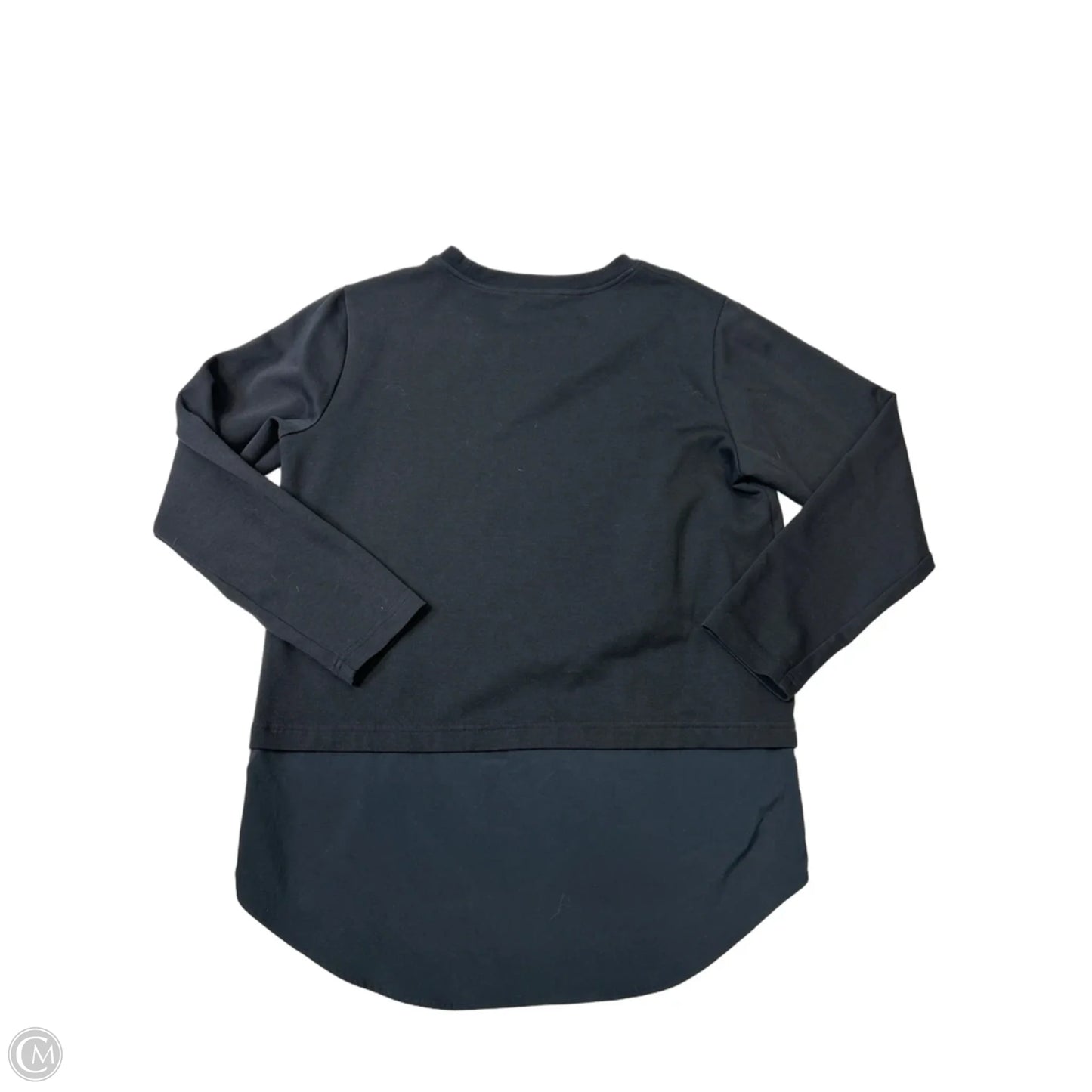 Athletic Top Long Sleeve Crewneck By Athleta In Black, Size: M