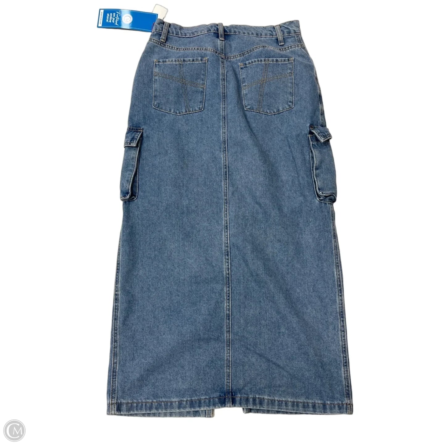 Skirt Maxi By Sincerely Jules In Blue Denim, Size: 4