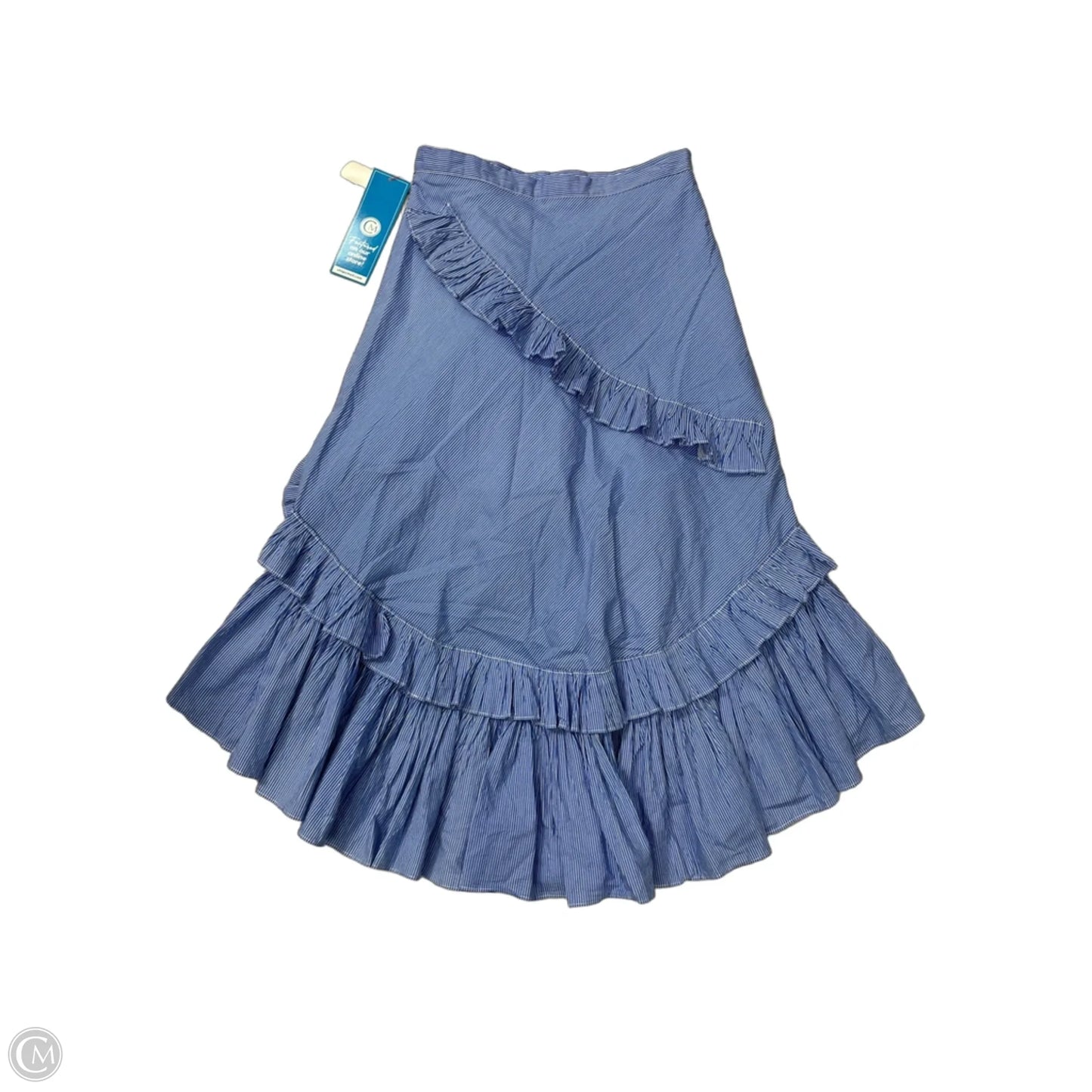 Skirt Maxi By Chicwish In Blue & White, Size: L