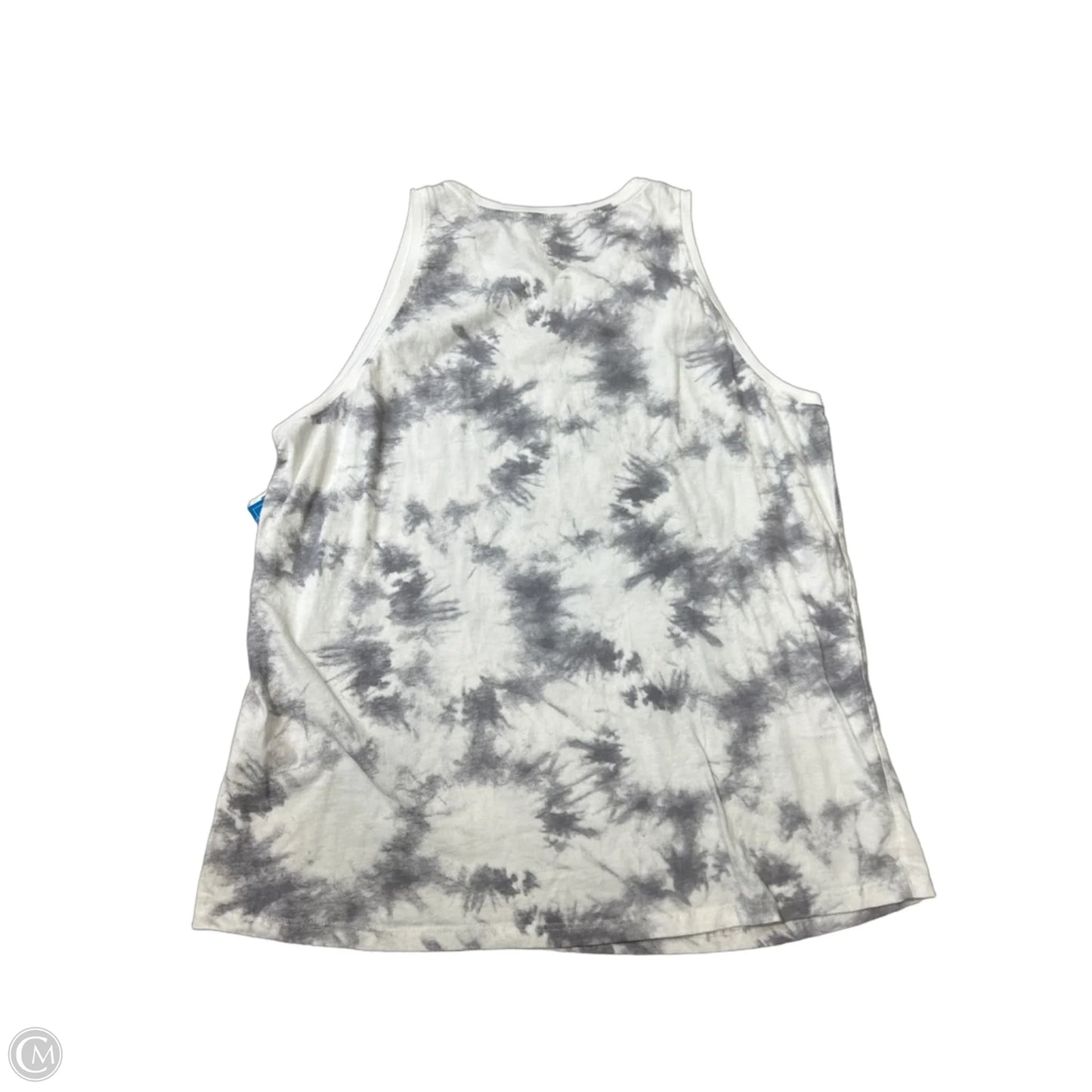 Athletic Tank Top By Nike Apparel In Grey & White, Size: Xl