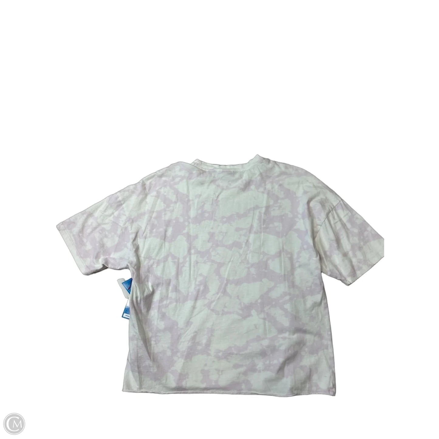 Athletic Top Short Sleeve By Puma In Purple, Size: L