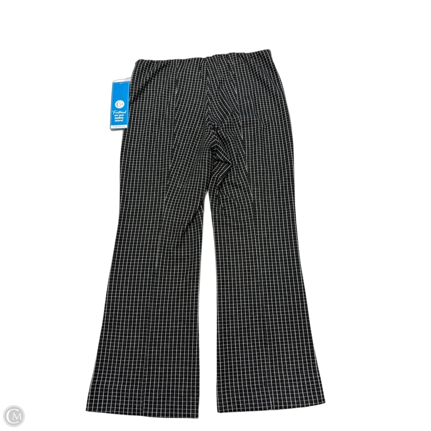 Pants Wide Leg By Maeve In Black & White, Size: M