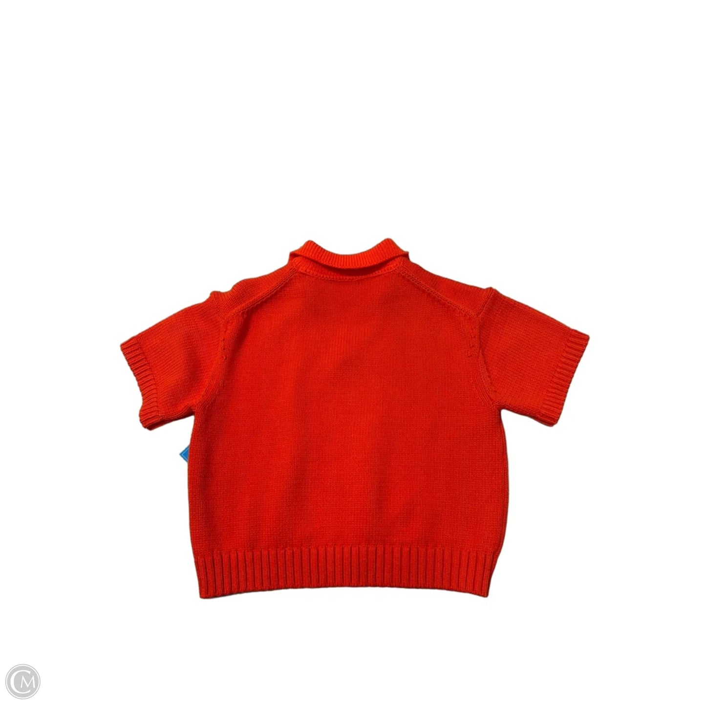 Sweater Short Sleeve By Maeve In Orange, Size: S