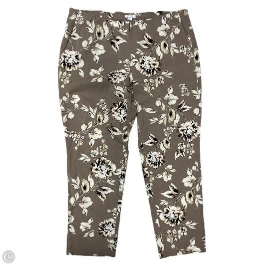 Pants Ankle By J Jill In Brown, Size: 14
