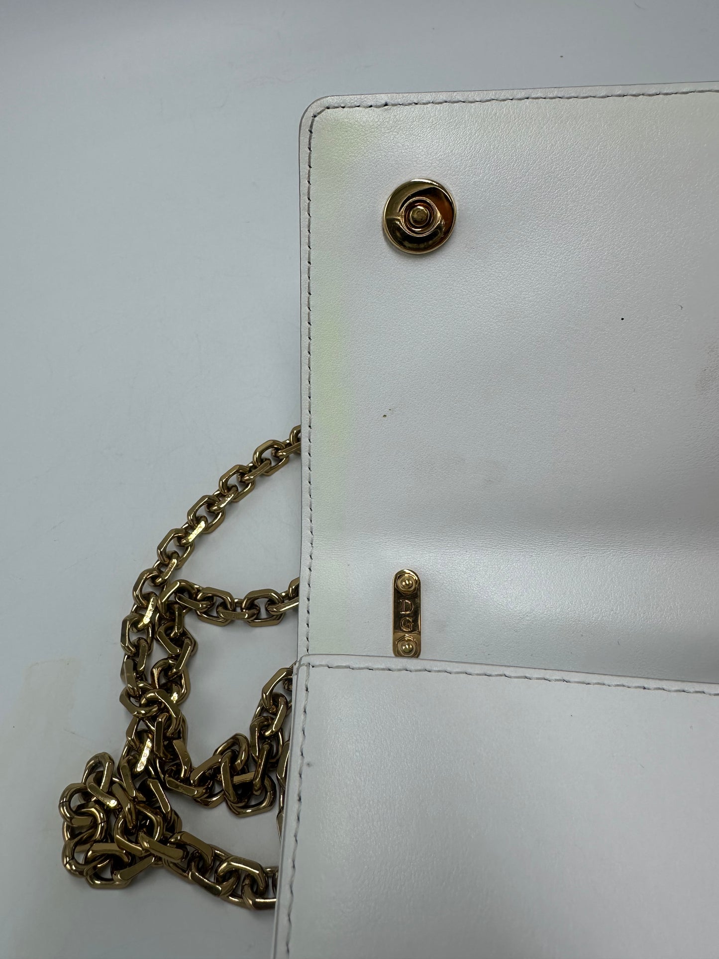 Dolce & Gabbana Girls Nappa Leather Shoulder Luxury Handbag