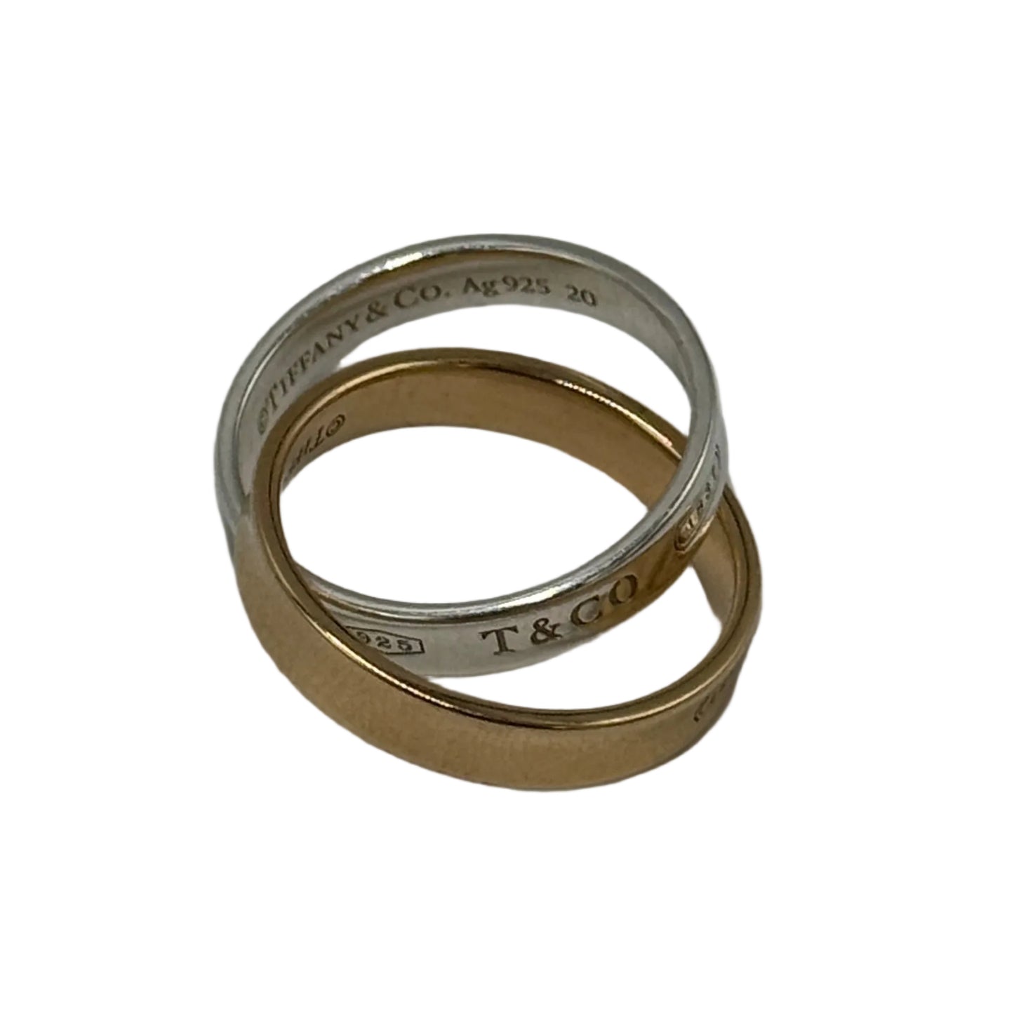 Tiffany & Company 18K Interlocking Circles Luxury Ring, Size: 5.5