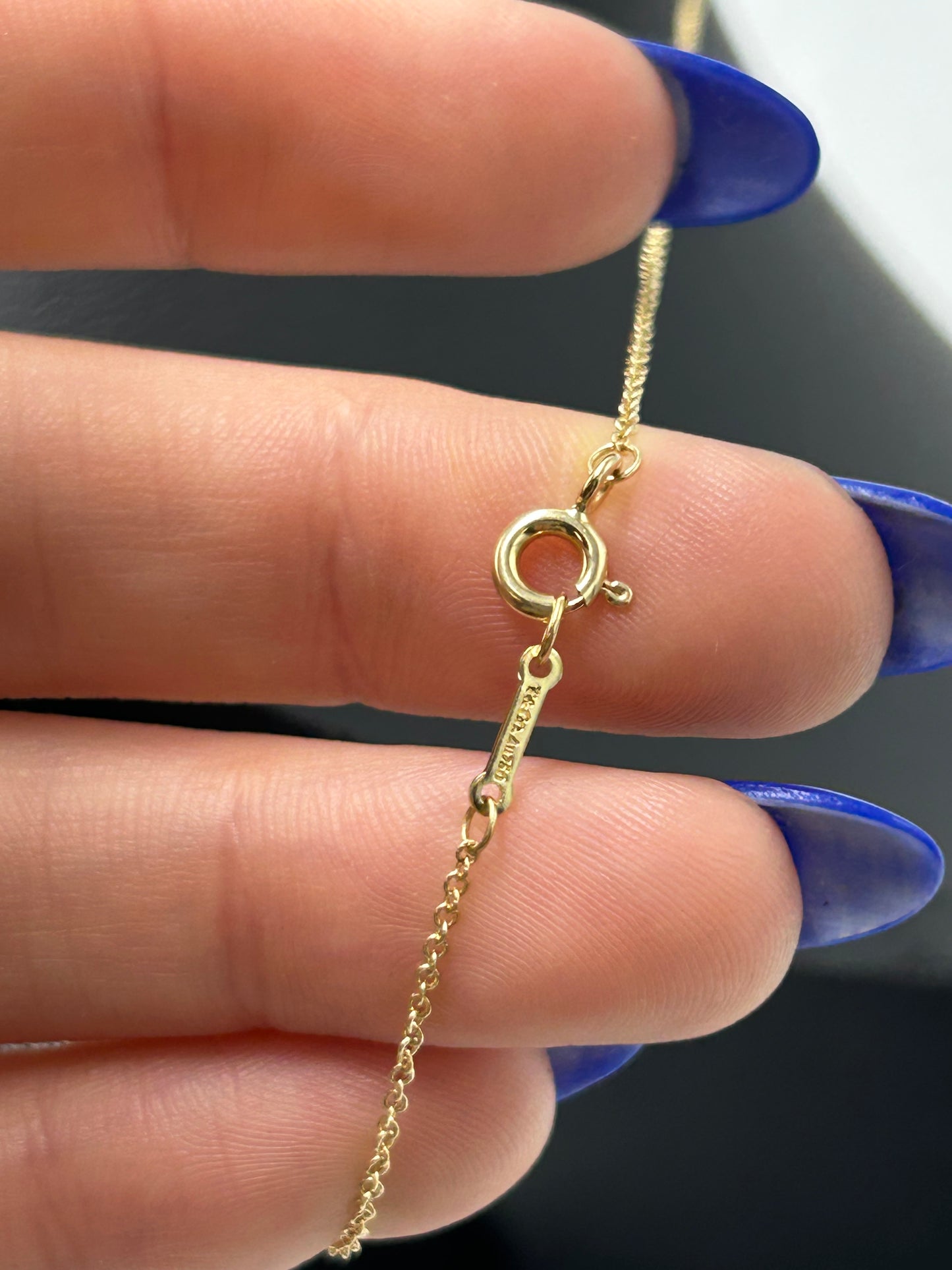 Tiffany & Company 18K Olive Leaf Pearl Pendant Luxury Designer Necklace