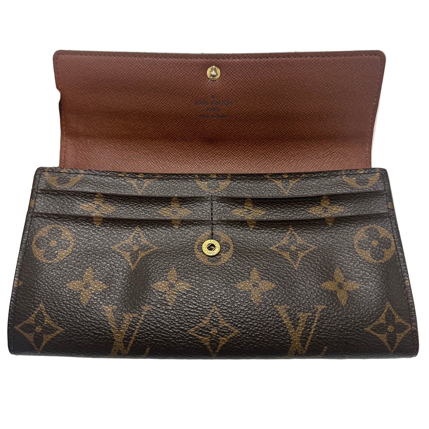 Louis Vuitton Monogram Sarah Luxury Designer Wallet