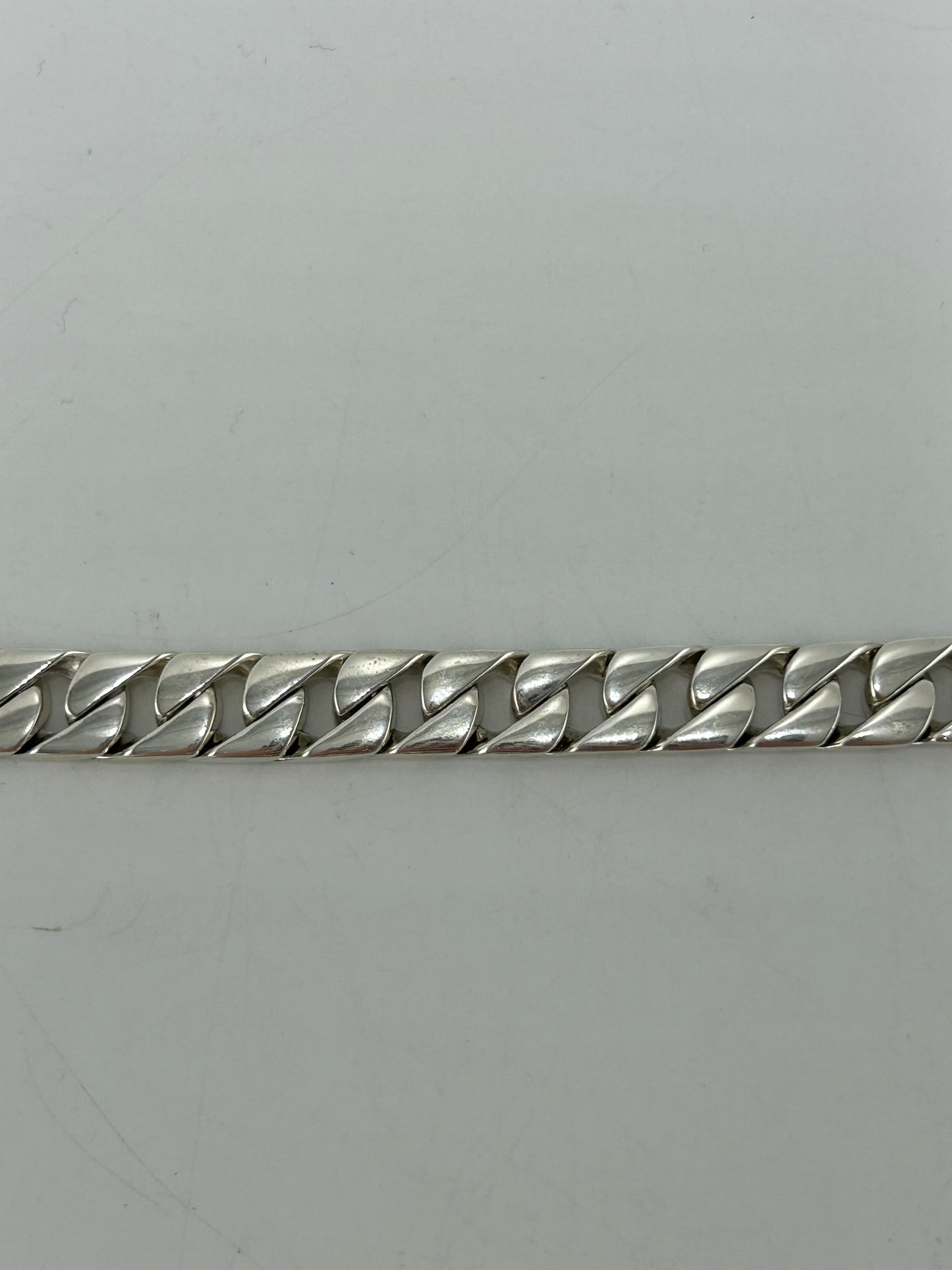 Tiffany & Company 925 Silver Curb Link Luxury Bracelet