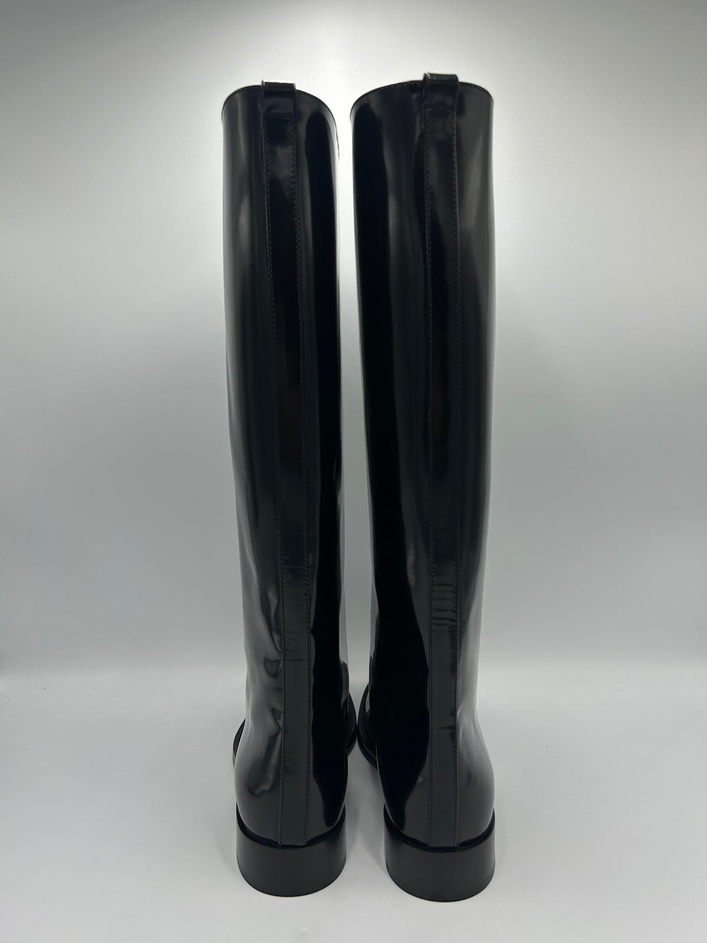 Yves Saint Laurent YSL Hunt Designer Luxury Riding Boots, Size: 8 (38)
