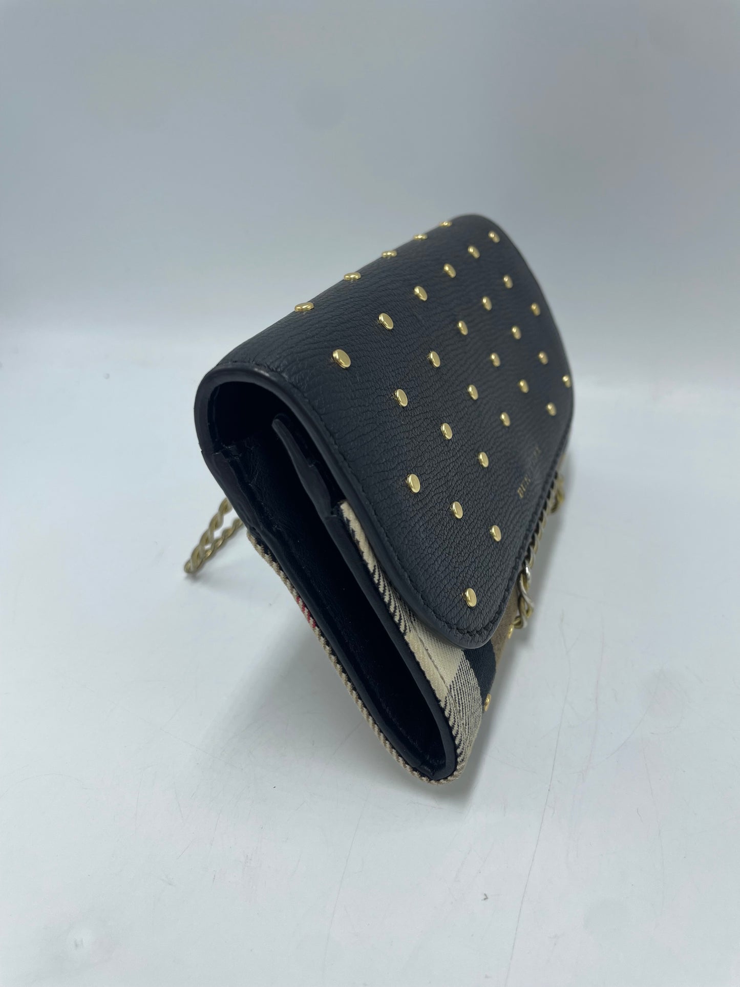 Burberry Derby Round Studs Luxury Wallet